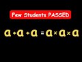 5 Students PASSED A X A X A A A A Maths 5 Students PASSED A X A X A A A A Maths