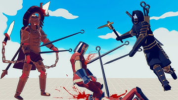 NINJA MASTER vs EVERY UNIT | Totally Accurate Battle Simulator-TABS