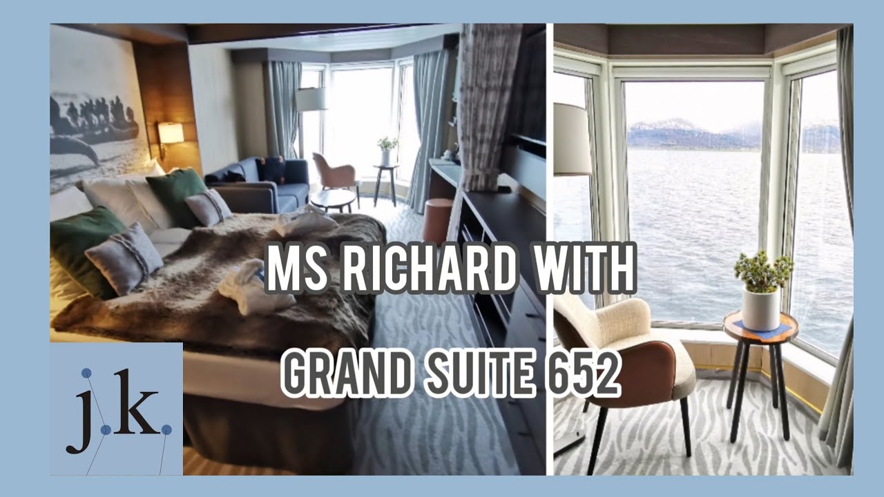 MS Richard With - Kabine #652 Erker Suite Kat MG #hurtigruten #postschiff