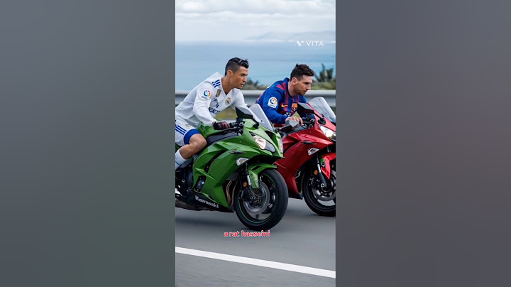 Messi and Ronaldo were spotted by the police during a bike race 🏍️ #messi #ronaldo #bike #bikereels