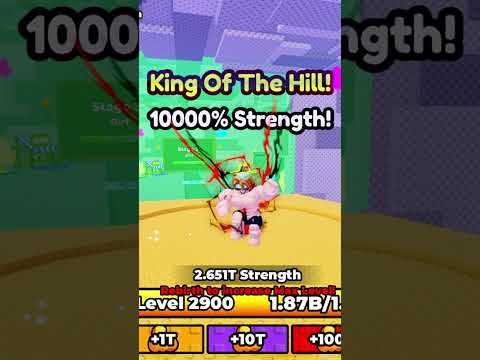 I Reached Max Muscle in +1 Muscle to Break Walls! - Bacon Roblox Gameplay