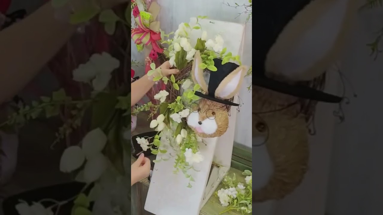 DIY Bunny Cherry Blossom Wreath | Limited Edition Easter Wreath Kit