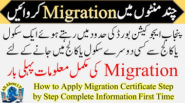 How to Apply Migration Certificate | Migration Return | Readmission | bisebwp | All About IT770