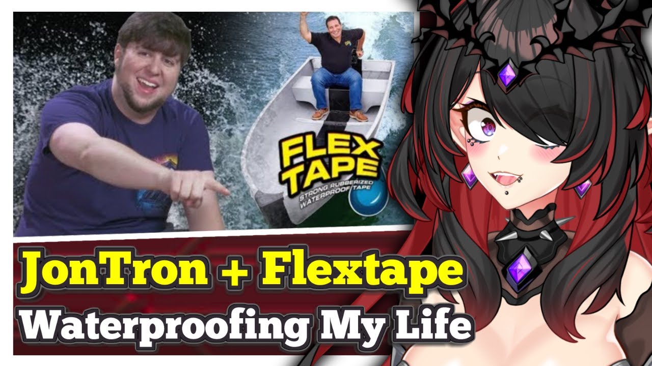Реакция на то, как ДжонТрон сделал мою жизнь водонепроницаемой с помощью FLEX TAPE