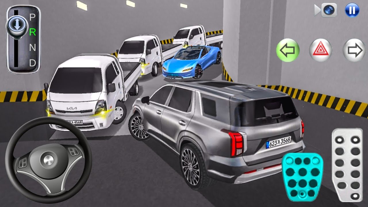 New Palisade car Stuck in Parking Garage - 3D Driving Class - Car Game - 3D Driving Class 2026