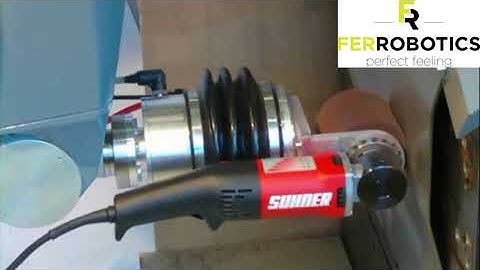 Demo of automatic tolerance compensation by Active Compliant Technology (ACT) FerRobotics