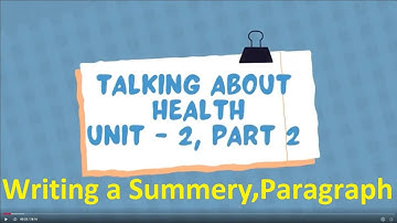 Functional English-II | Course Code 221 | Unit 02 | program 04| Writing a Summery | Paragraph | AIOU