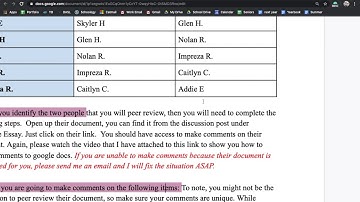 Week 3- Peer Review and Plot