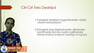 Bahasa Jawa : TEKS DESKRIPSI  [Kelas 7]