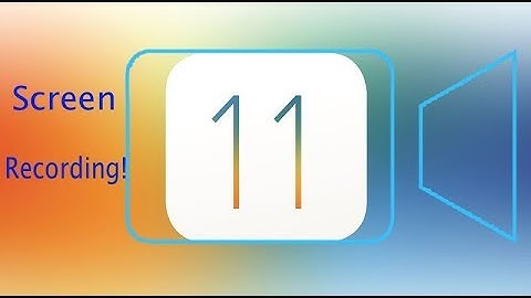 Taking a look at the Built-in screen recorder in iOS 11!