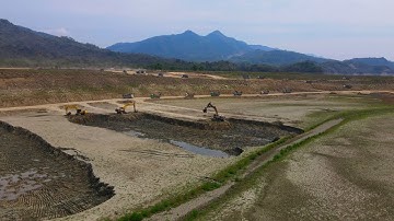 Zengwen Reservoir 曾文水庫 Sediment Removal Works 🇹🇼 (2021-05) {aerial}