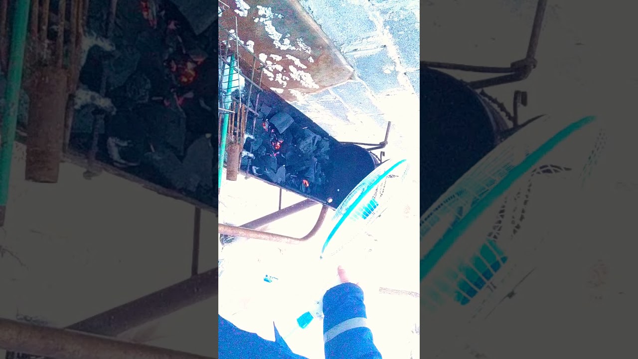 Как вентилятором разжечь уголь