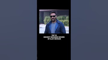 𝗧𝗢𝗣 𝟭𝟬 𝗛𝗜𝗚𝗛𝗘𝗦𝗧 𝗚𝗥𝗢𝗦𝗦𝗜𝗡𝗚 𝗠𝗢𝗩𝗜𝗘𝗦 𝗢𝗙 𝗔𝗝𝗔𝗬 𝗗𝗘𝗩𝗚𝗔𝗡 | #ajaydevgan #shorts #trending