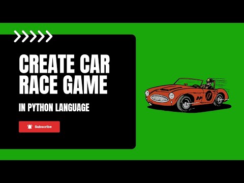 How To Create Car Race Game in python language
