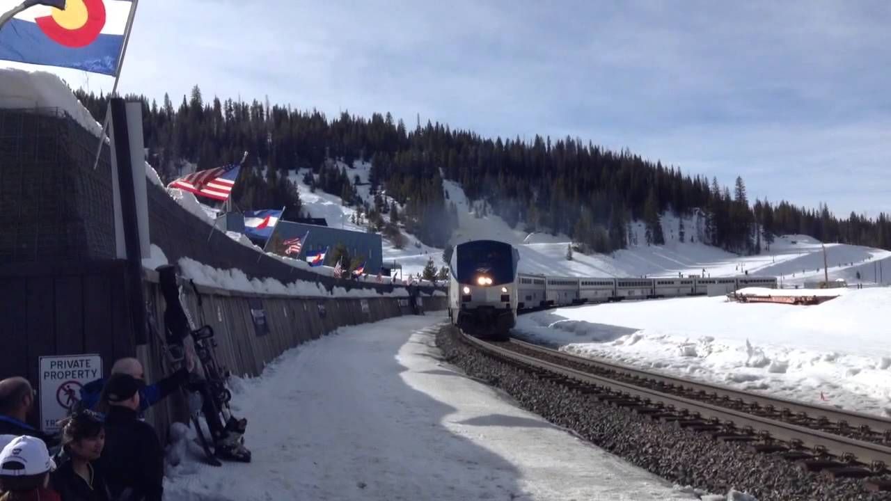 Eastbound California Zephyr at Winter Park Resort YouTube