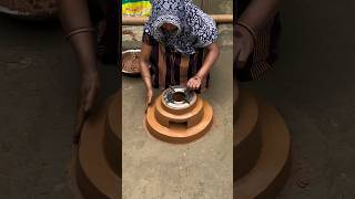 Handmade Mud Stove for Mini Cooking | Step by Step 🔥 #shorts  #Creative #viral