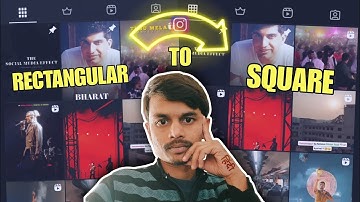 How to change Instagram rectangular grid to square ratio 2025