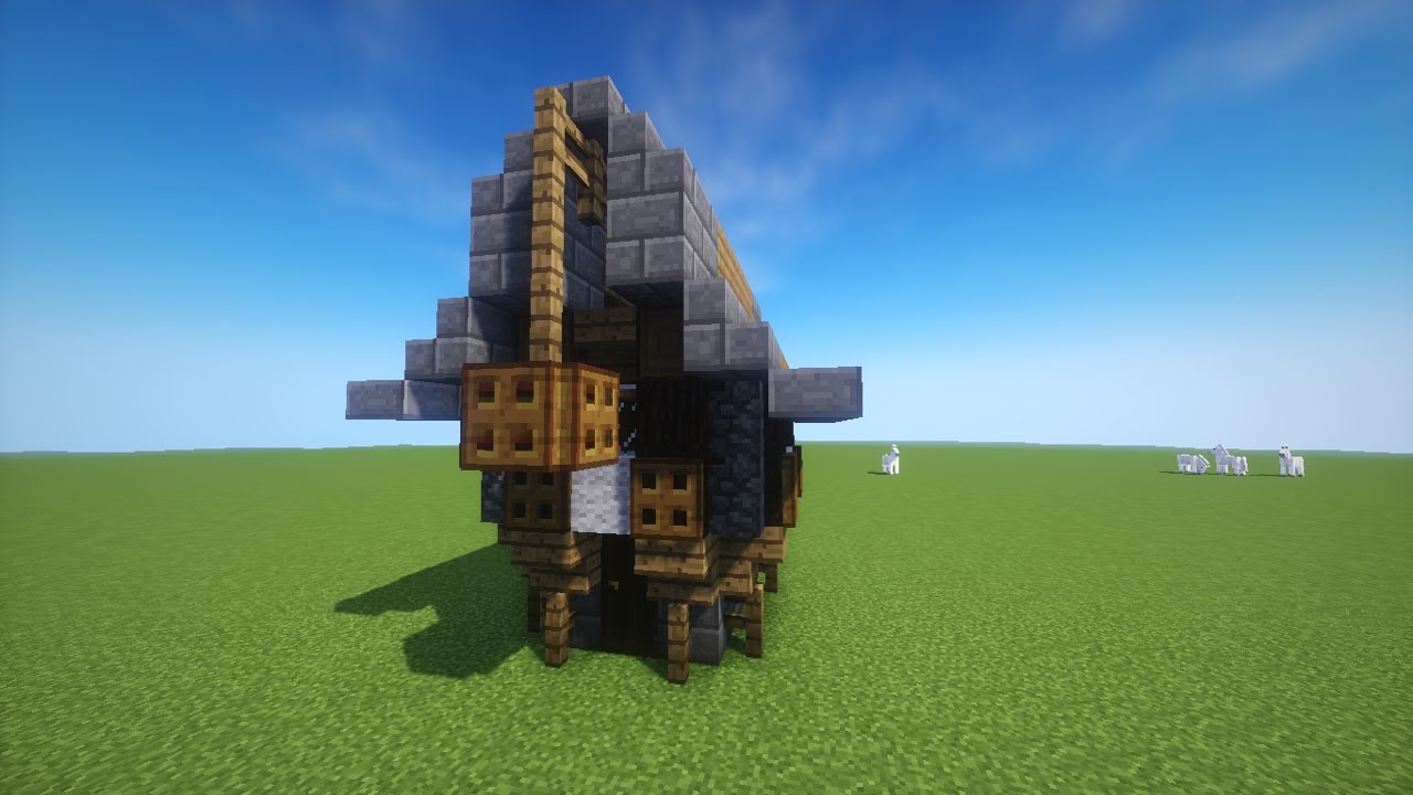 LITTLE MEDIEVAL BARN MINECRAFT TUTORIAL - YouTube