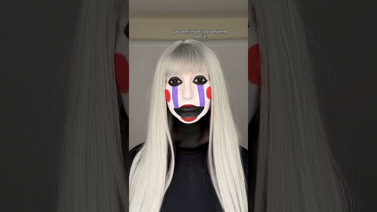 Marionette Cosplay Makeup with COLORFUL Foundations 😈