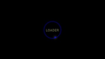 CSS3 Glowing Loader Ring Animation | Pure CSS Animation Effect BK Tutorial
