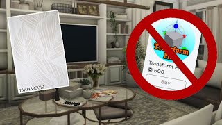 how to make custom carpets without the transform plus gamepass || bloxburg