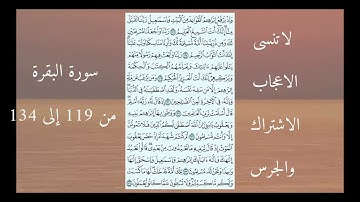 سورة البقرة من 119 إلى 134 ماهر المعيقلي