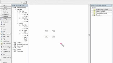 Connecting electrical lights using Autodesk Revit MEP