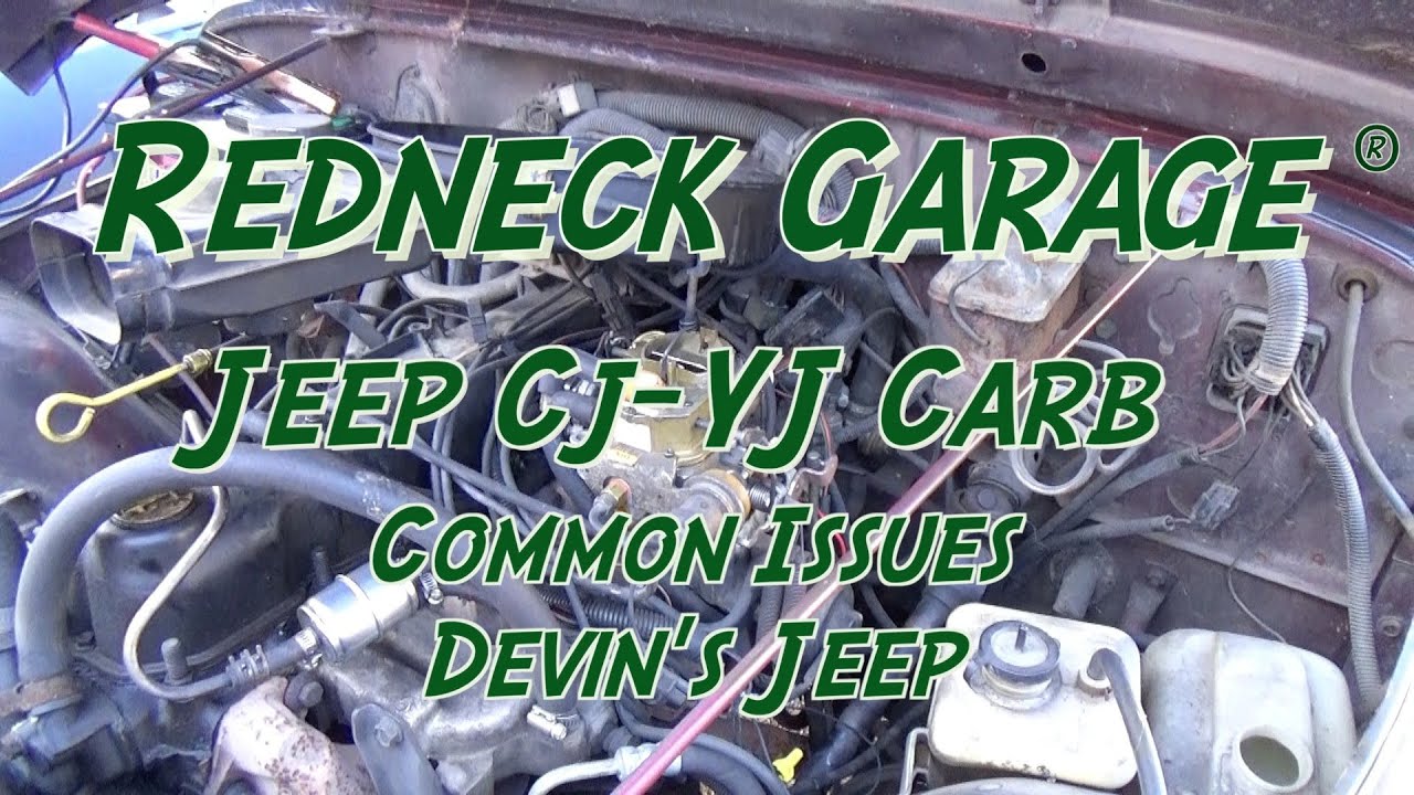 Jeep CJ - YJ Carburetor Issues - Diagnosis and Plan of Action - Carter BBD  - YouTube