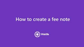 HOW TO CREATE A FEE NOTE screenshot 3