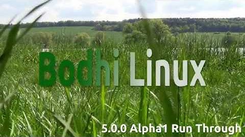 Bodhi Linux 5.0.0 Alpha1 Run Through
