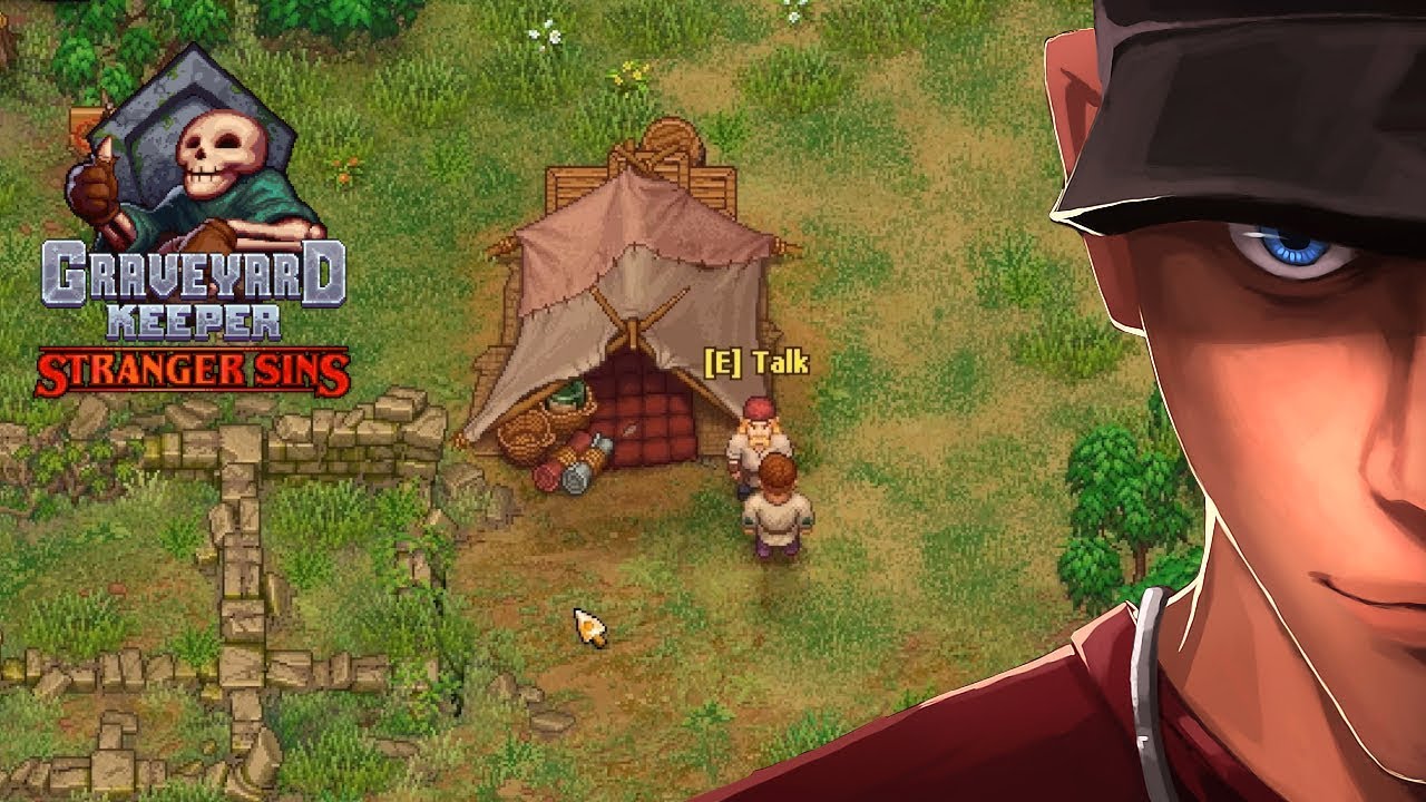 Graveyard Keeper Curtains and Roof tiles for the Woodcutter! Stranger