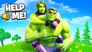 I Stream Sniped As Hulk To Protect She-Hulk In Fortnite