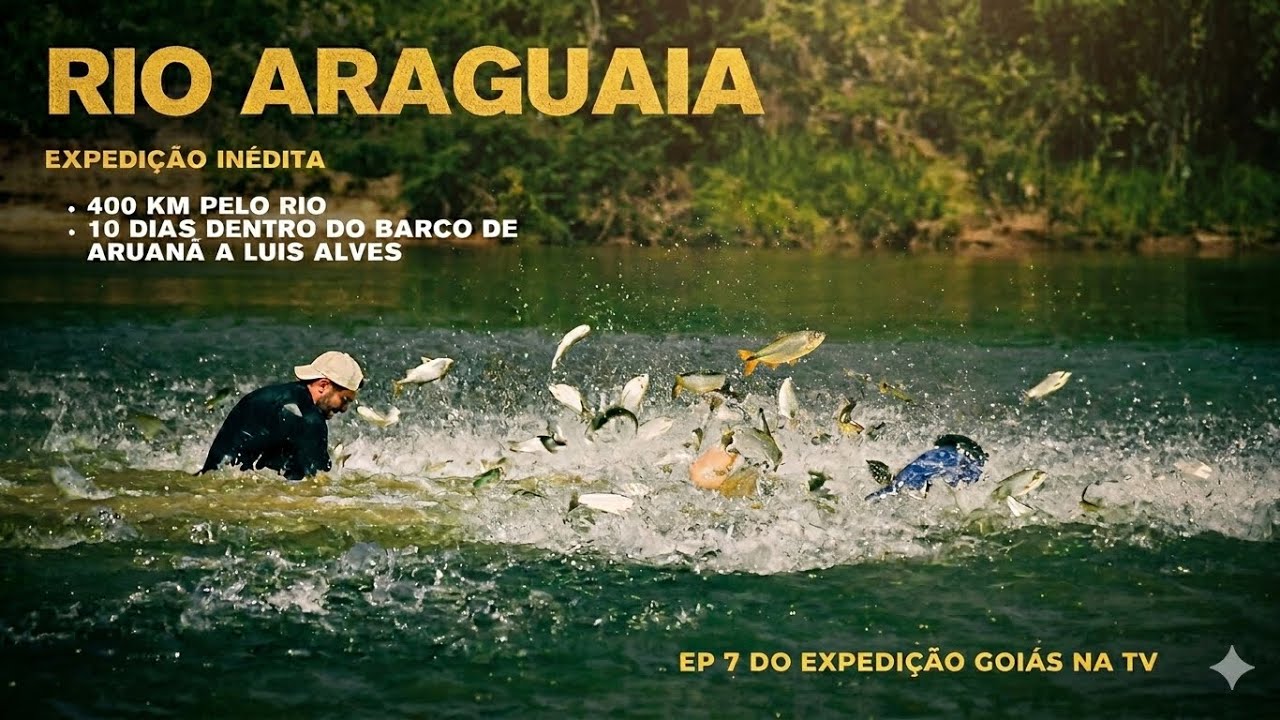400 KM pelo Araguaia | 10 Dias em um Barco de Aruanã a Luís Alves (GO)