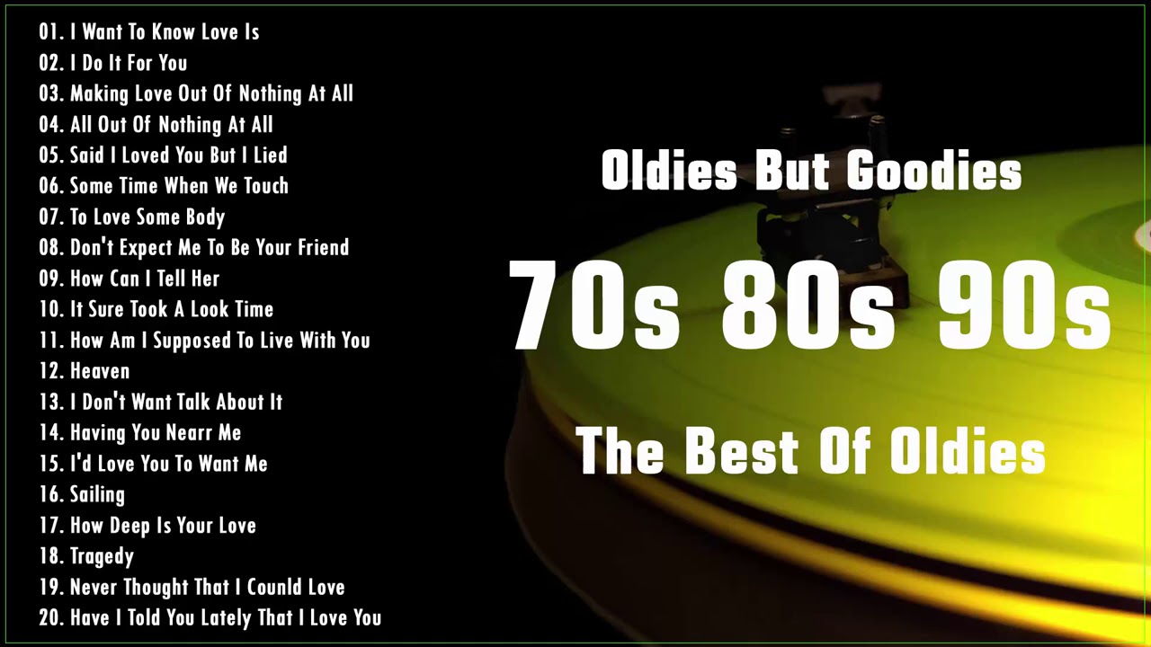 Nonstop 60s 70s 80s Greatest Hits Best Oldies Songs The Best Oldies Love Song Ever Youtube