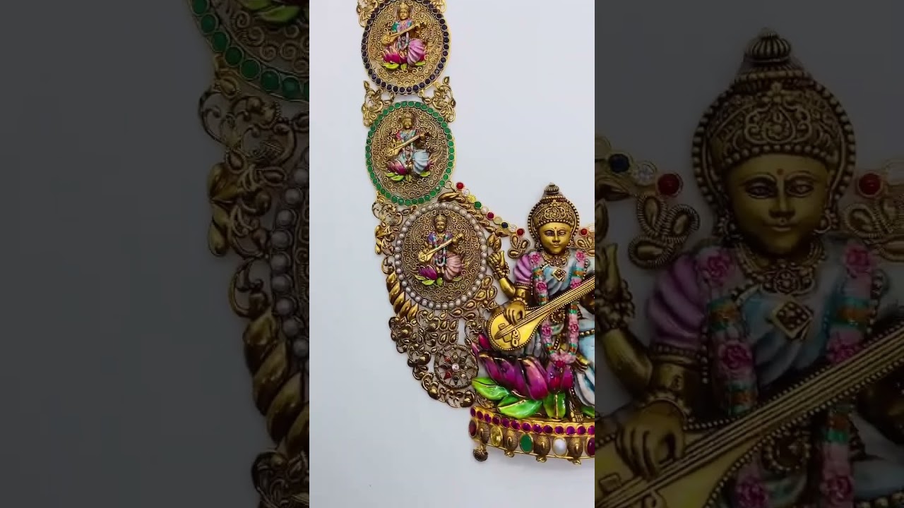 100 gm paper casting necklace