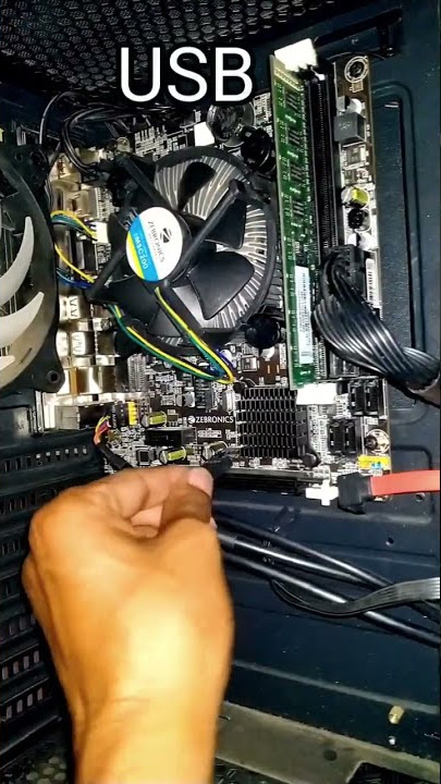 All connection to motherboard #pc #pcbuild #motherboard