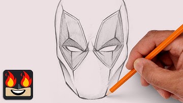 How To Draw Deadpool | Step by Step Sketch Tutorial