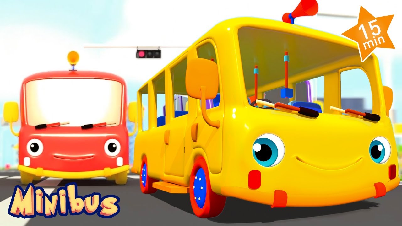 Wheels On The Bus   Bus Nursery Rhymes for Children  Kids Songs  Baby Songs
