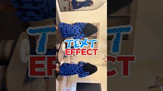 Text effect(learn to color and change text size in your videos) #capcut #tutorial #edit #texteffects