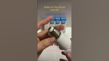 Bóng đèn led trụ tròn dài 9W ánh sáng trắng, đui E27, tiết kiệm điện năng, thay thế bóng chữ U,...