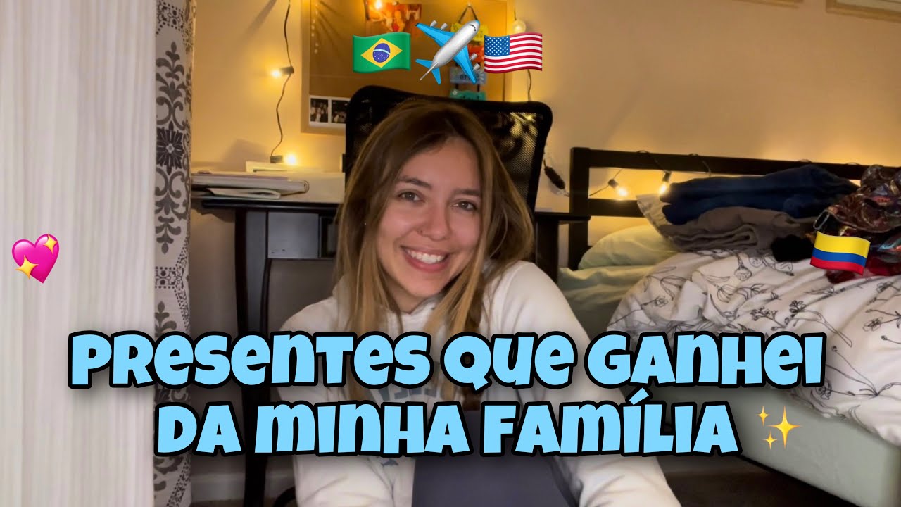 O que meus pais me mandaram do Brasil 🇧🇷🇺🇸 | INTERCÂMBIO • au pair ...