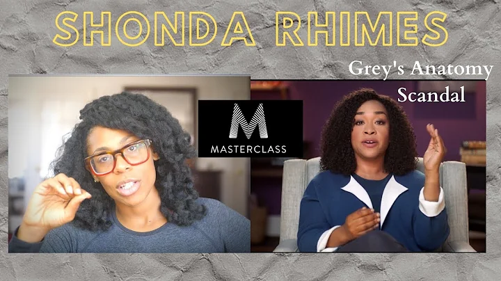 10 Things I Learned (About TV Writing)  From Shonda Rhimes' MasterClass