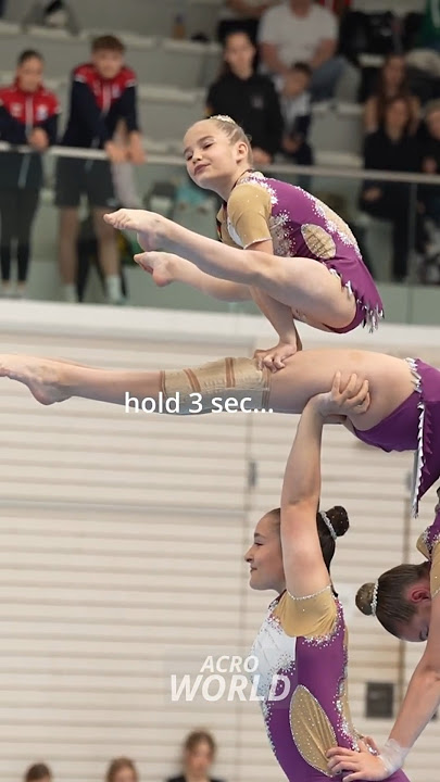 How she climbs to make this balance element...... #acrobatic #circus #sportakrobatik #gymnasticsgirl