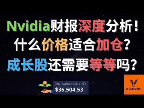 Nvidia财报深度分析! NVDA什么价格适合加仓? 成长股还需要等等吗?【美股分析】