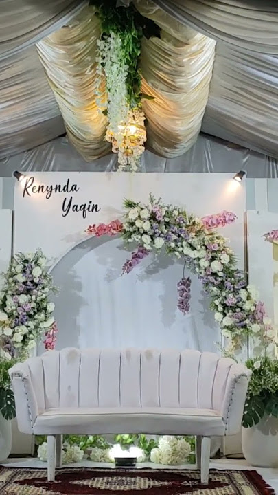 Dekorasi Wedding 4m Renynda dan Yaqin by Hadziqidecoration