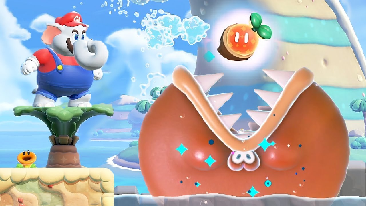 Super Mario Bros. Wonder - Overworld: Petal Isles (All Seeds & 10-Flower Coins)