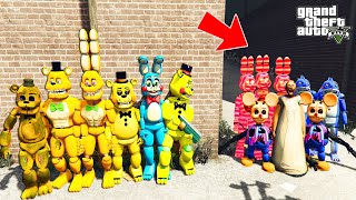 КАК ГОЛДЕН АНИМАТРОНИКИ СПАСАЛИ СТРОЙКУ ОТ ЗЛОДЕЕВ В ГТА 5 МОДЫ! GTA 5 ФНАФ FNAF MODS Серия #1052