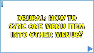 Drupal: How to sync one menu item into other menus? (2 Solutions!!)