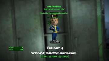 Luck BobbleHead - Spectacle Island - Quincy - Fallout 4