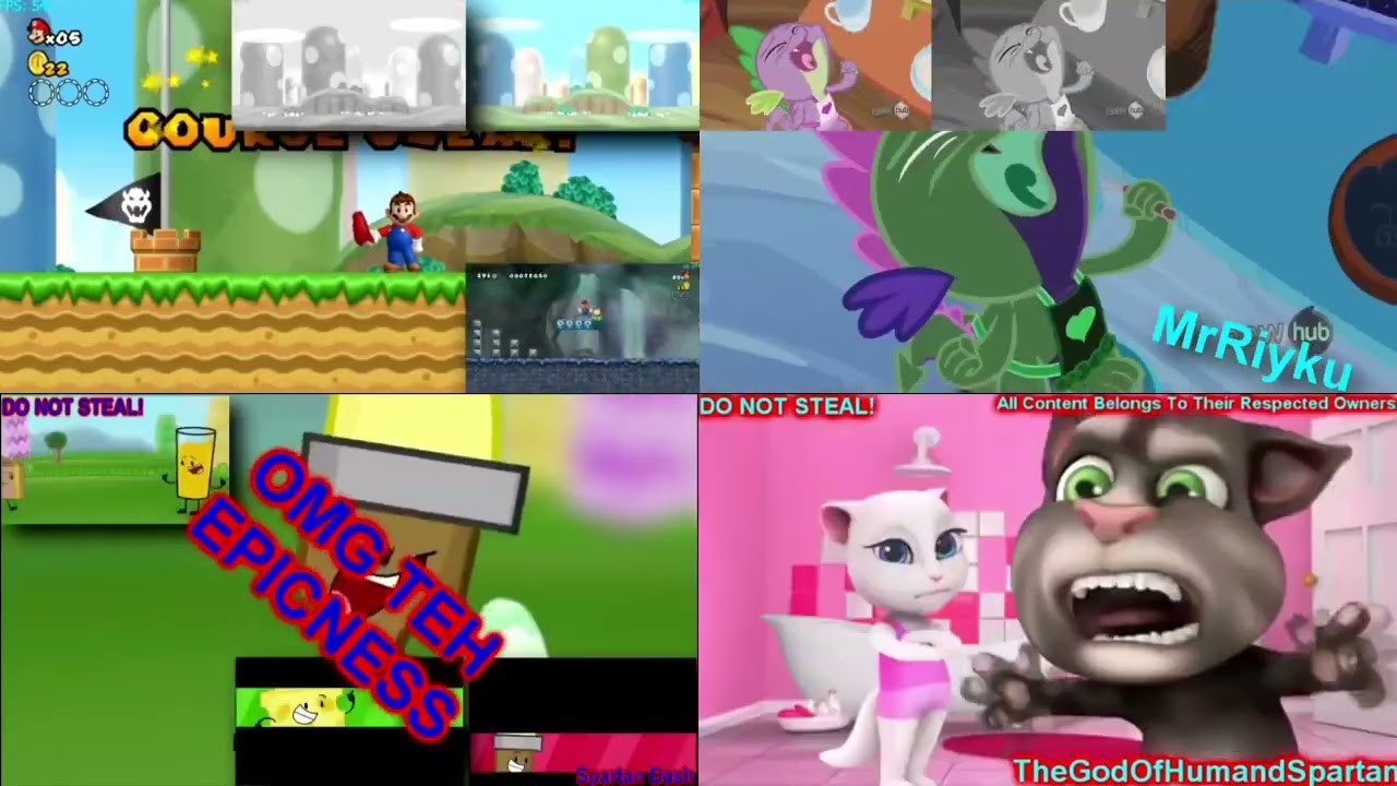 (Valentine's Day Special) Random Sparta Remix Quadparison 